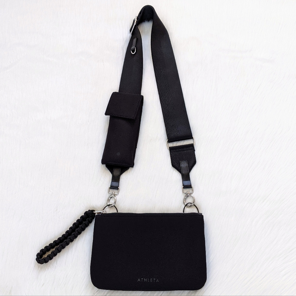 Athleta Revive Modular Black Crossbody Bag Like New - Picture 12 of 14